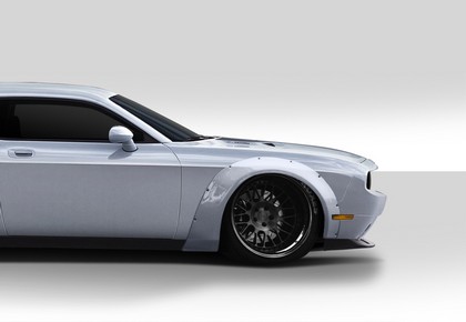 Duraflex 2 Piece Novara Front Fender Flares 08-23 Challenger Duraflex 2 Piece Novara Front Fender Flares 08-23 Challenger